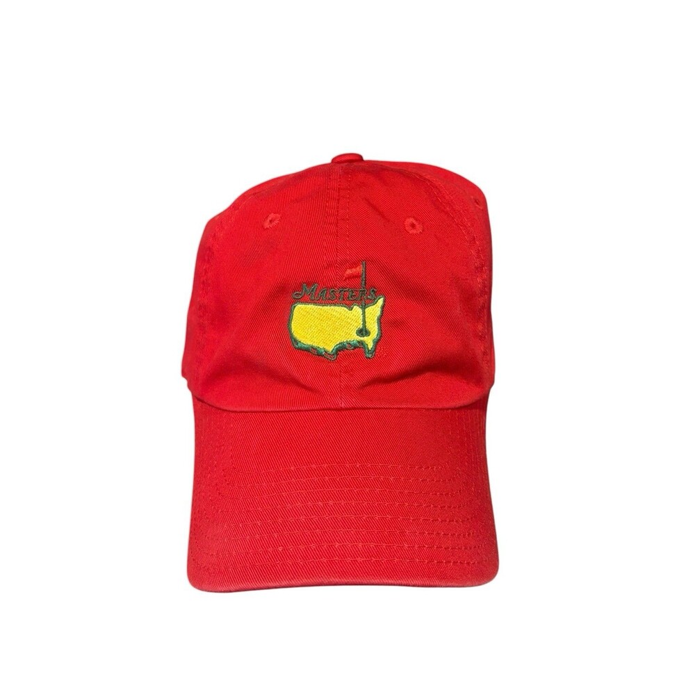 American Needle Masters Red Adjustable Augusta Golf Cap Hat